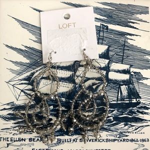 LOFT NWT gorgeous chandelier earrings